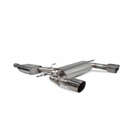 Cat-back con silenziatore centrale e con valvole TT MK3 2.0 TFSi Quattro