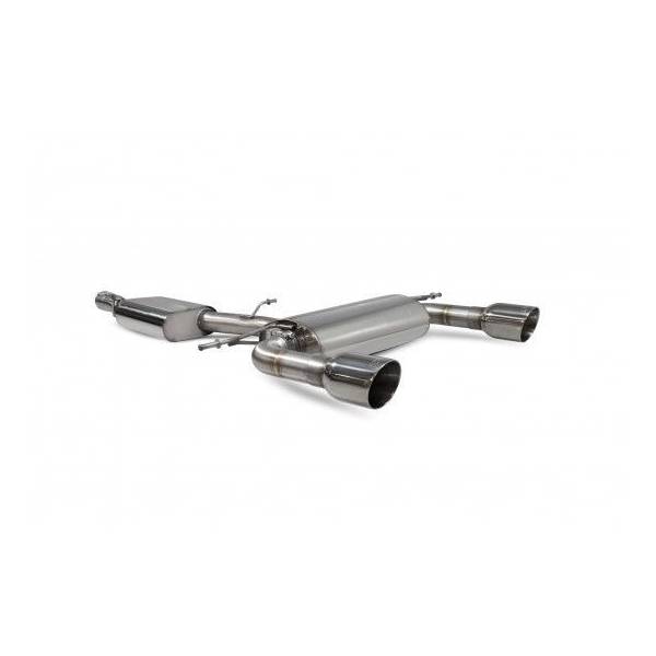 Cat-back avec intermédiaire sans valves TT MK3 2.0 TFSi Quattro