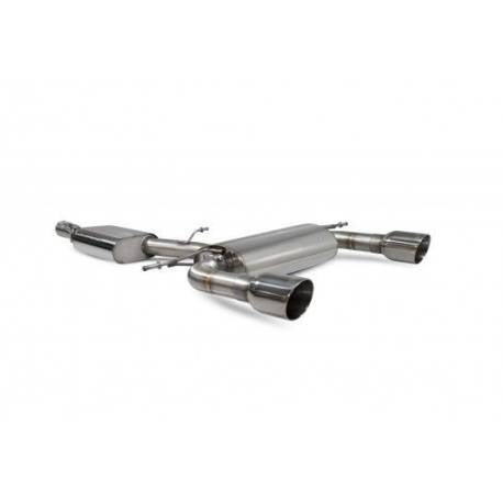 Cat-back avec intermédiaire sans valves TT MK3 2.0 TFSi Quattro