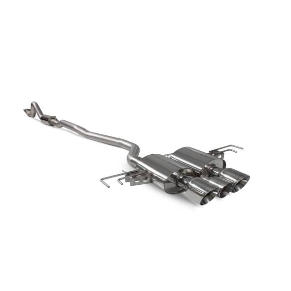 Part-resonated cat-back system Scorpion for Honda Civic Type R FK8 R/H Drive