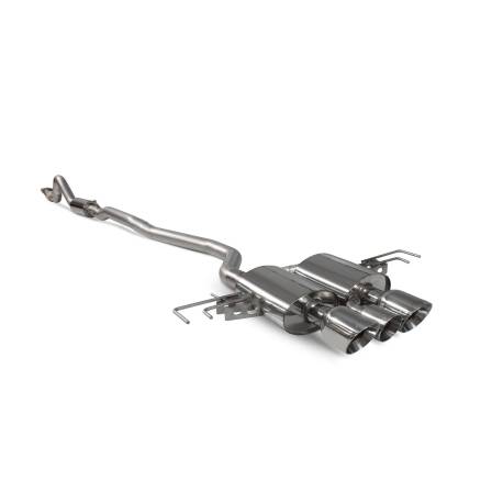 Part-resonated cat-back system Scorpion for Honda Civic Type R FK8 R/H Drive