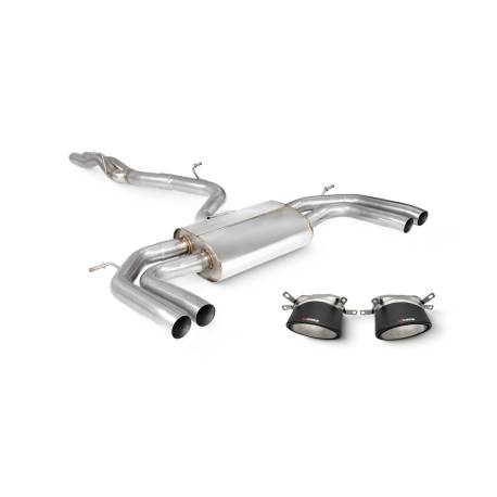 Scarico cat-back senza silenziatore centrale (non valvolato) Scorpion per Audi RS3 8Y Saloon