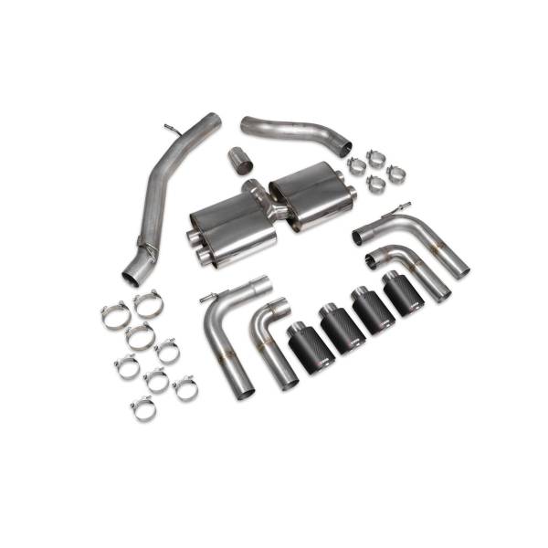 Non-res cat/gpf-back system Scorpion for Audi S3 Saloon 8V