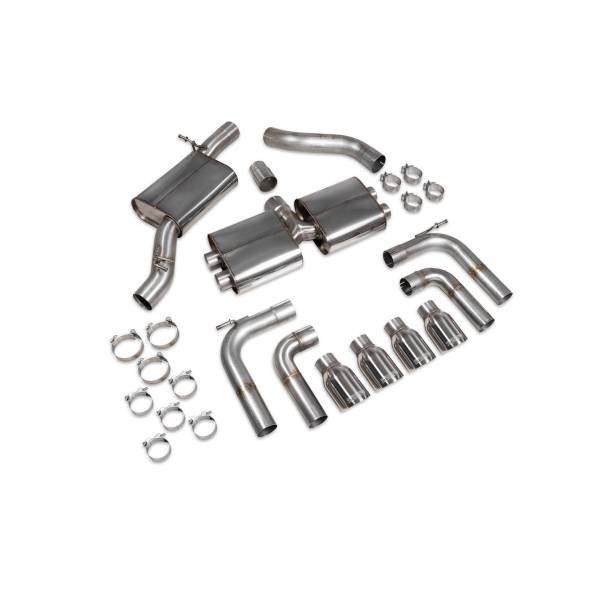 Resonated cat/gpf-back system Scorpion for Audi S3 Saloon 8V