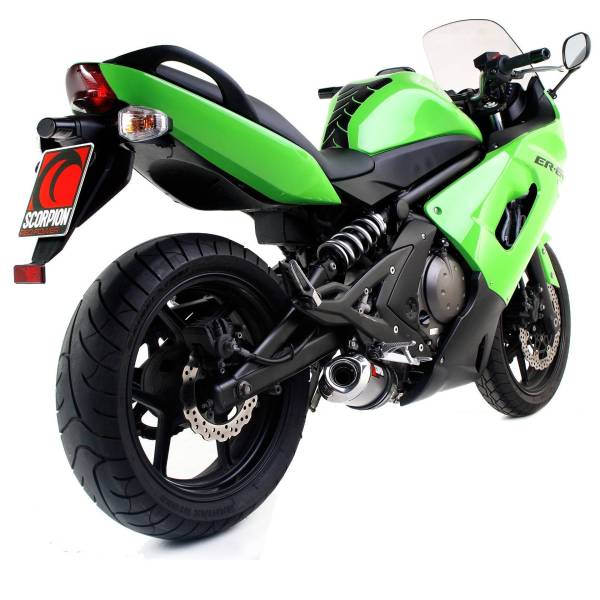 Silencieux Factory oval Scorpion Kawasaki ER6 F / N 2006 - 2011