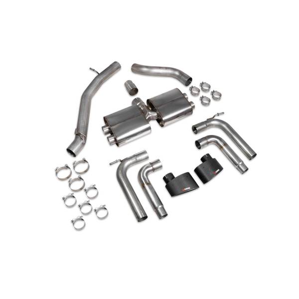 Escape cat-back sin intermedio (sin válvulas) Scorpion para Audi S3 Saloon 8V