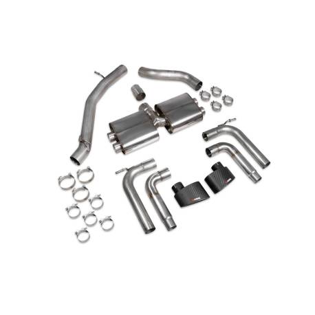 Scarico cat-back senza centrale (senza valvole) Scorpion per Audi S3 Saloon 8V
