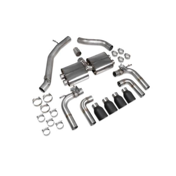 Escape cat-back sin intermedio (válvulas) Scorpion para Audi S3 Saloon 8V
