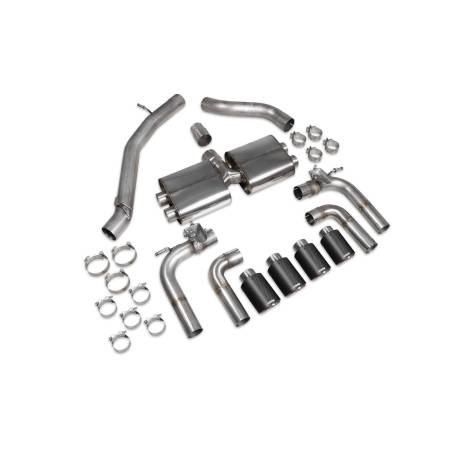 Escape cat-back sin intermedio (válvulas) Scorpion para Audi S3 Saloon 8V