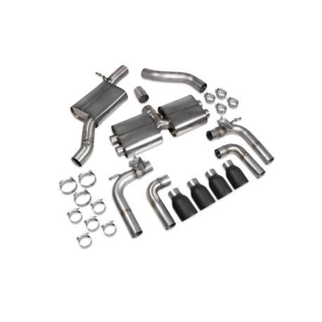 Escape cat-back sin intermedio (válvulas) Scorpion para Audi S3 Saloon 8V