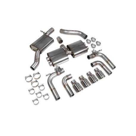 Cat-back sans intermédiaire (valvé) Scorpion pour Audi S3 Saloon 8V