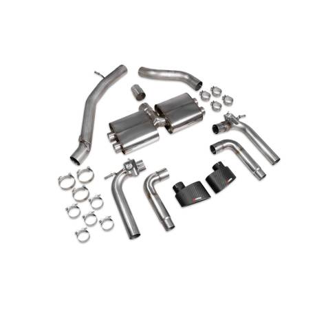 Escape cat-back sin intermedio (válvulas) Scorpion para Audi S3 Saloon 8V