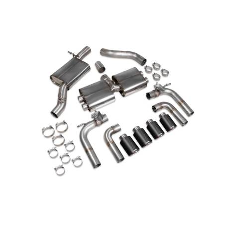 Cat-back sans intermédiaire (valvé) Scorpion pour Audi S3 Saloon 8V
