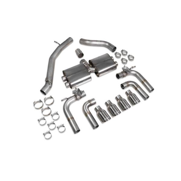 Escape cat-back sin intermedio (válvulas) Scorpion para Audi S3 Saloon 8V