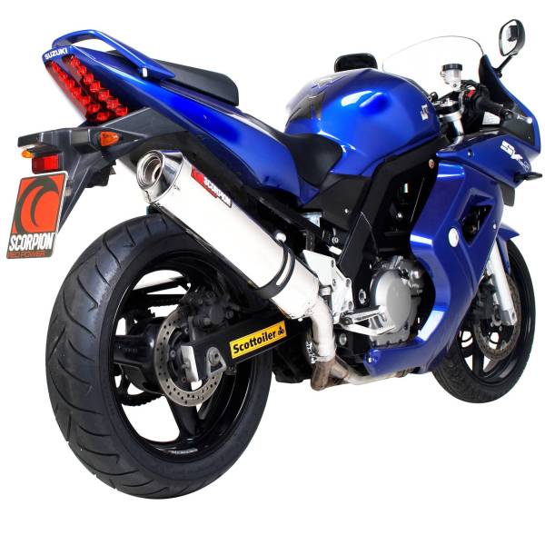 Silencieux Factory oval Scorpion Suzuki SV650 2004 - 2015