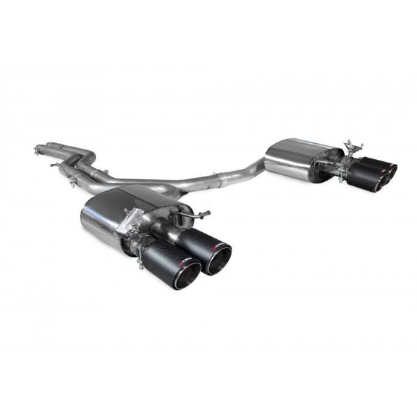 Cat-back Scorpion Audi S4 B9 Quattro 3,0T V6 Before, Saloon/Sedan