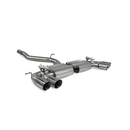 Non-res cat/gpf back system (valved) Scorpion for Volkswagen Golf R MK8 (GPF)