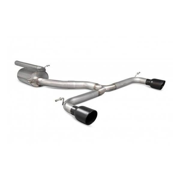 Cat-back senza silenziatore centrale Golf MK7.5 GTi