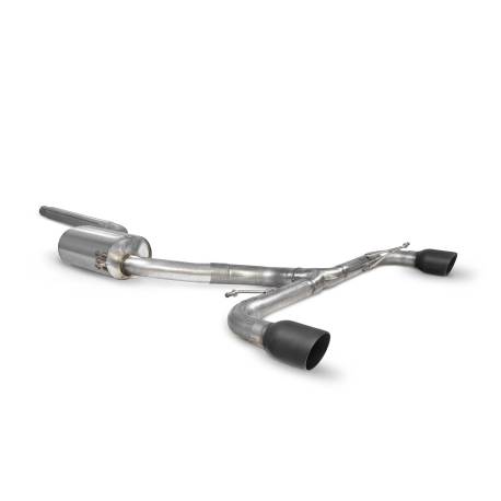Resonated Predator Cat-back System Scorpion for Volkswagen Scirocco R