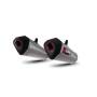 Silent Serket Taper, the pair. Scorpion Kawasaki Z1000 2017 - 2020