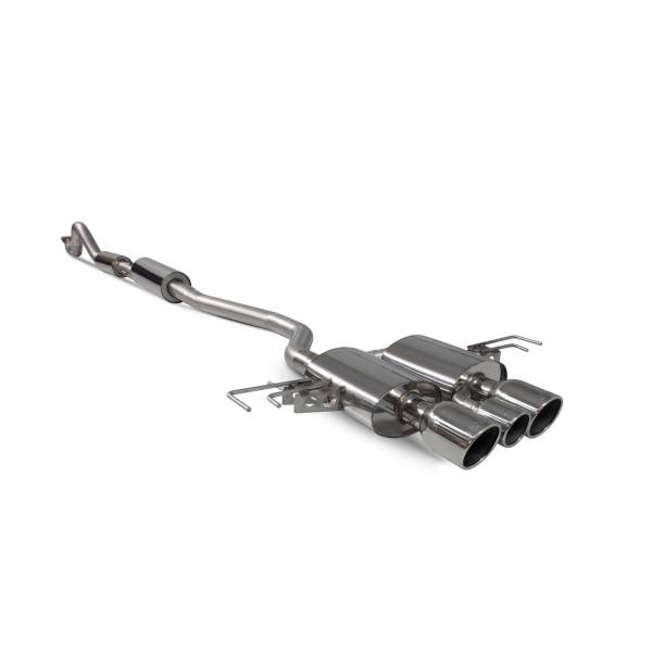 Resonated cat-back system Scorpion for Honda Civic Type R FK8 R/H Drive (Non GPF)