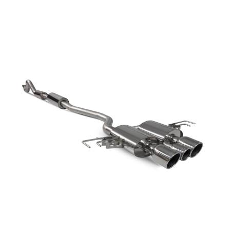 Resonated cat-back system Scorpion for Honda Civic Type R FK8 R/H Drive (Non GPF)