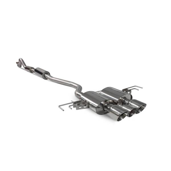 Resonated cat-back system Scorpion for Honda Civic Type R FK8 R/H Drive (Non GPF)