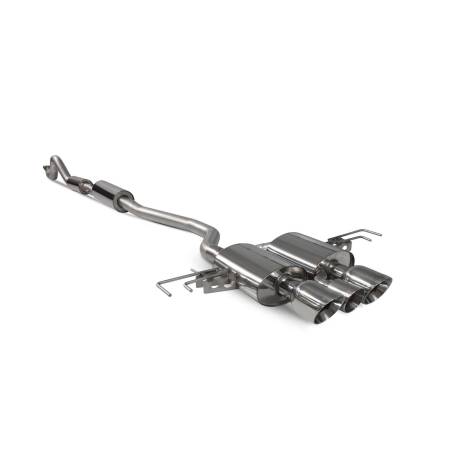 Cat-back senza silenziatore centrale Scorpion per Honda Civic Type R FK8
