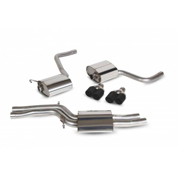 Rear silencer Scorpion AUDI S4 3,0 TFSI V6 Quattro and B8