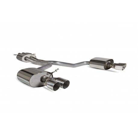 Rear silencer Scorpion AUDI S4 3,0 TFSI V6 Quattro and B8