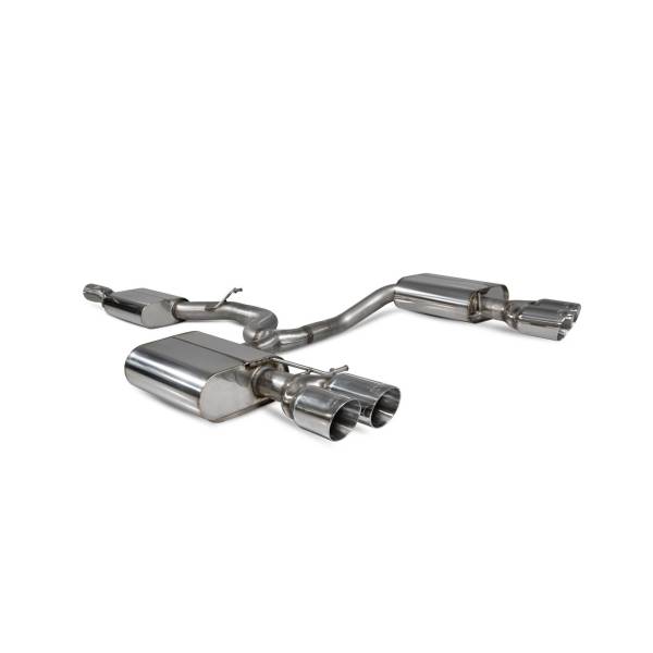 Resonated cat-back system Scorpion for Seat Leon Cupra ST 300 Carbon Edition