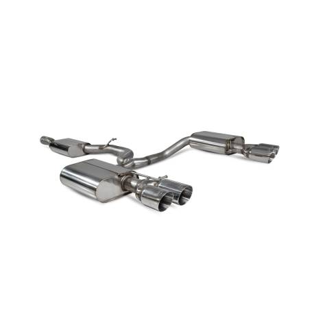 Cat-back senza silenziatore centrale Scorpion per Seat Leon Cupra ST 300 Carbon Edition