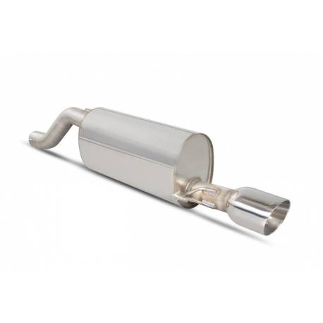 Rear silencer Scorpion OPEL Corsa D 1,4 Turbo Black Edition