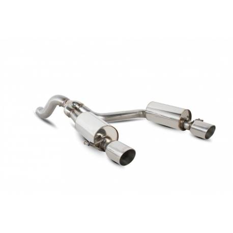 Rear silencer Scorpion OPEL Corsa D OPC/Nurburgring