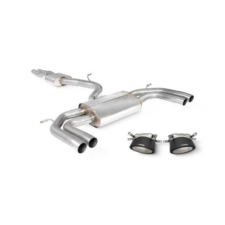 Cat-back sin silenciador intermedio (sin válvulas) Scorpion para Audi RS3 8Y Saloon