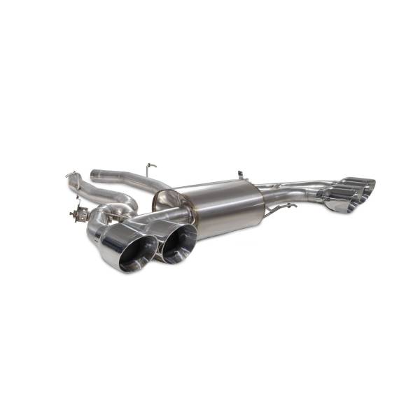 Demi-ligne avec valves Scorpion pour BMW X3 M (& Compétition)