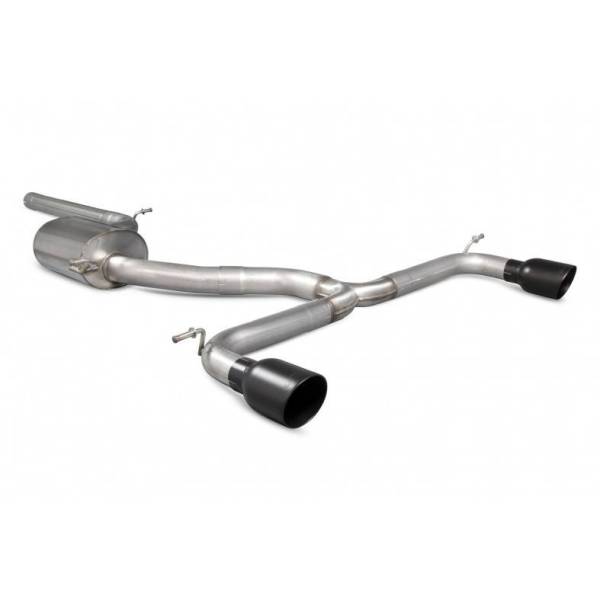 Catback non resonated silencer Golf MK7,5 GTi TCR with DPF
