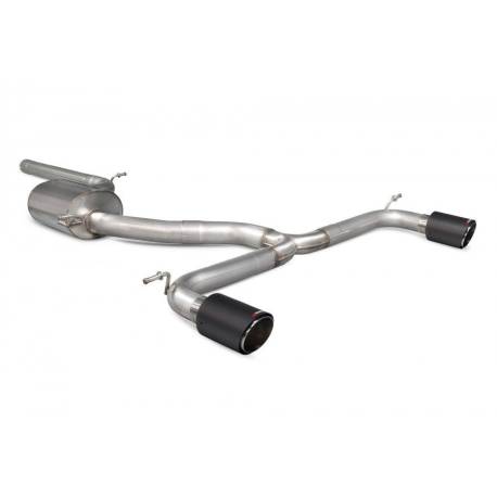 Catback senza silenziatore centrale Golf MK7.5 GTi TCR con DPF