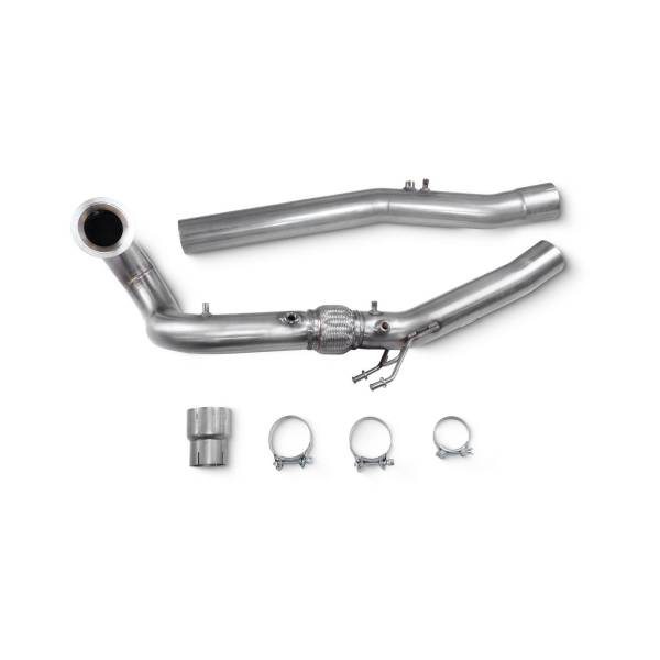 De-cat turbo downpipe Scorpion pour Audi-VW S3 8Y / Golf Mk8R