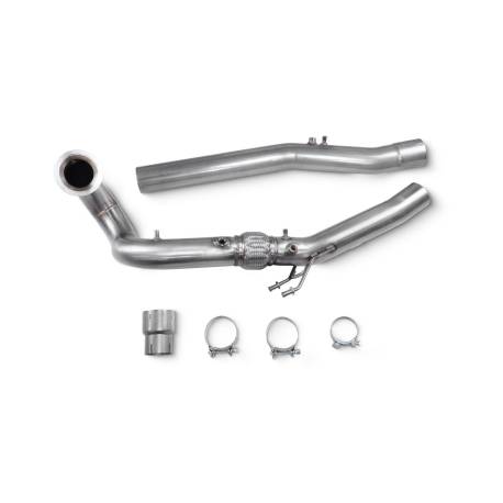Downpipe turbo tubo decat Scorpion per Audi-VW S3 8Y / Golf Mk8R