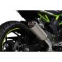Red Power silencer Scorpion Kawasaki Z125 2018 - 2022