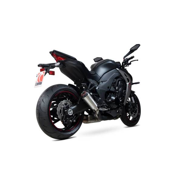 Quiet Red Power, the pair. Scorpion Kawasaki Z1000 2017 - 2020
