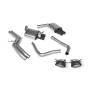 Demi ligne sans intermédiaire & embouts Scorpion pour Audi RS7 C7