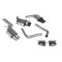 Demi ligne sans intermédiaire & embouts Scorpion pour Audi RS7 C7