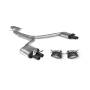 Demi ligne sans intermédiaire & embouts Scorpion pour Audi RS7 C7