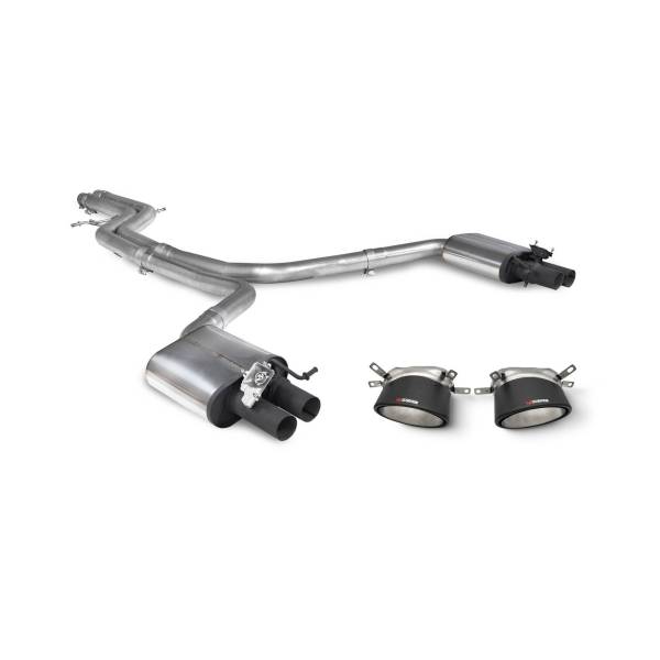 Non-res half system with trims Scorpion for Audi RS7 C7