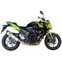 Silencieux Serket "Parallel" Scorpion Kawasaki Z750 2007 - 2012