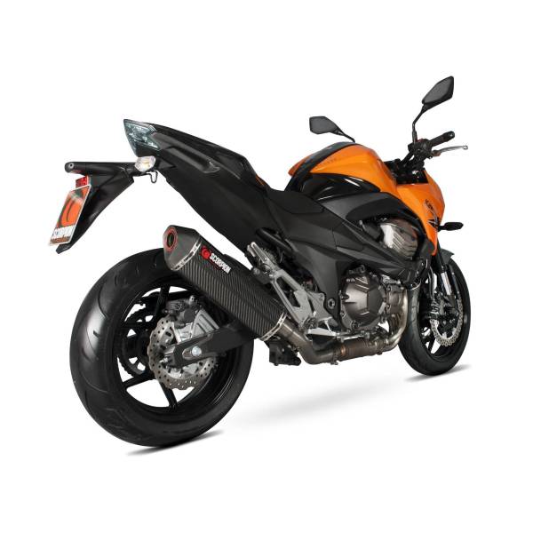 Silenciador Serket "Parallel" Scorpion Kawasaki Z800 E 2013 - 2016
