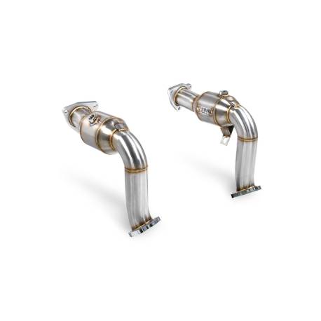 Kat-Ersatzrohr Downpipe Scorpion für Audi S4 V6 Quattro / Avant B8 / B8.5