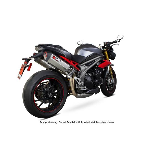 Silenciador Serket "Parallel", el par. Scorpion Triumph Speed Triple 1050 R 2016 - 2017